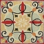 Picture of BOHEMIAN ROOSTER TILE SQUARE II