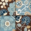 Picture of BLUE PATCHWORK MOTIFF II