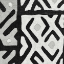 Picture of KUBA CLOTH I SQUARE I BW