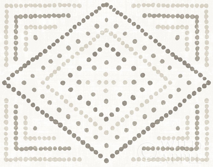 Picture of DAISY DOTS TILE II NEUTRAL