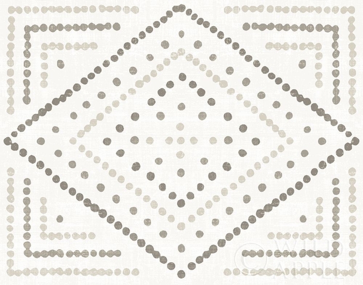Picture of DAISY DOTS TILE II NEUTRAL