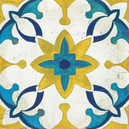 Picture of ANDALUCIA TILES D BLUE AND YELLOW