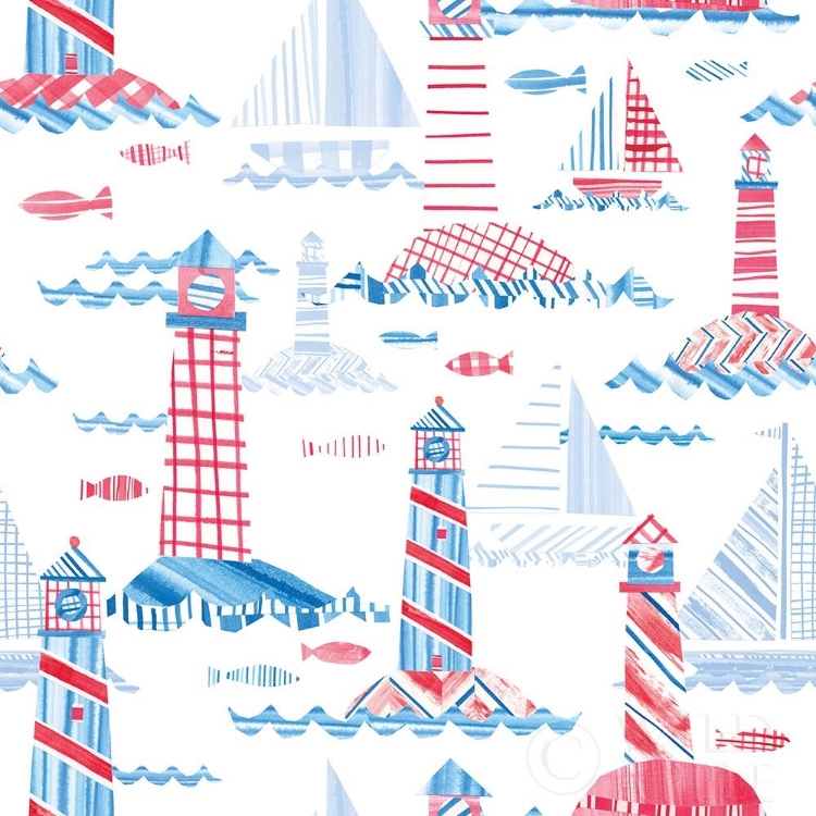 Picture of COASTAL AMERICANA PATTERN VIII