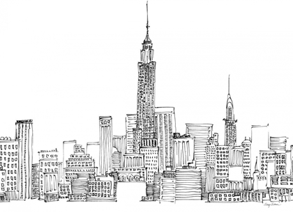 Picture of NEW YORK SKYLINE CROP