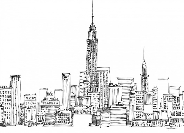 Picture of NEW YORK SKYLINE CROP