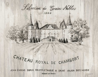 Picture of CHATEAU CHAMBORT ON WOOD