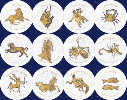 Picture of GILDED ZODIAC SIGNS