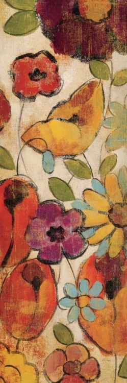 Picture of FLORAL SKETCHES ON LINEN II