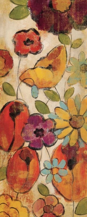 Picture of FLORAL SKETCHES ON LINEN II
