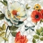 Picture of FLORAL STORY II ON GREY