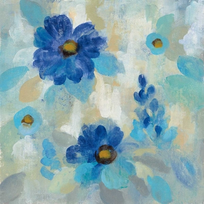 Picture of BLUE FLOWERS WHISPER II