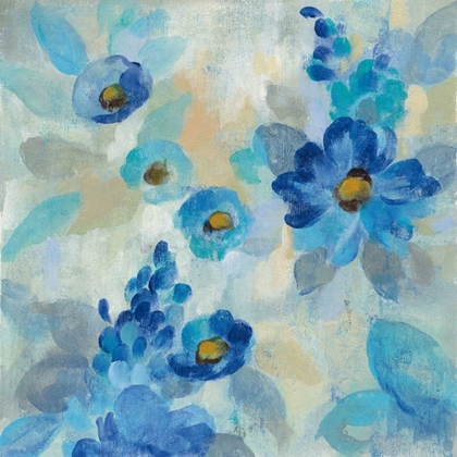 Picture of BLUE FLOWERS WHISPER III