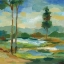 Picture of EARLY SPRING LANDSCAPE I