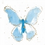 Picture of GILDED BUTTERFLIES II