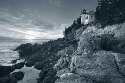 Picture of BASS HARBOR HEAD SUNSET NO BORDER