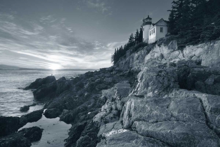 Picture of BASS HARBOR HEAD SUNSET NO BORDER