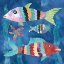 Picture of BOHO REEF FISH I