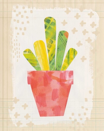 Picture of COLLAGE CACTUS VI ON GRAPH PAPER
