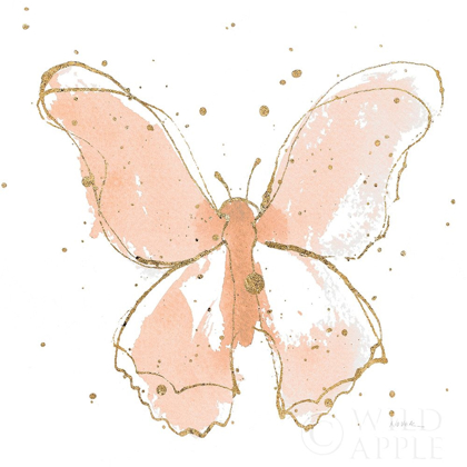 Picture of GILDED BUTTERFLIES II BLUSH