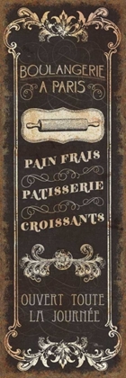 Picture of PARISIAN SIGNS PANEL - I