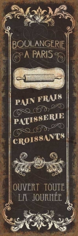 Picture of PARISIAN SIGNS PANEL - I