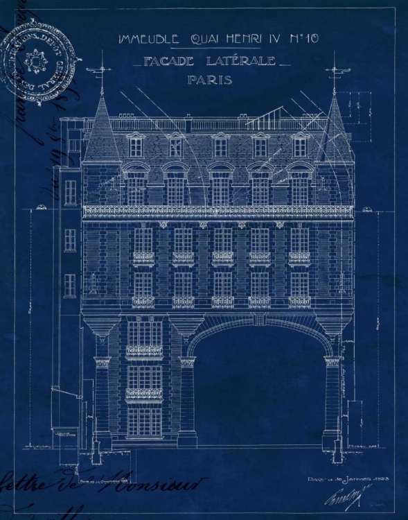 Picture of QUAI HENRI BLUEPRINT II