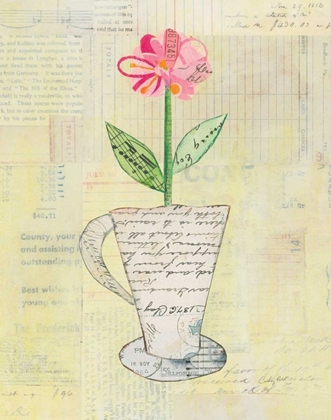 Picture of TEACUP FLORAL II ON PRINT