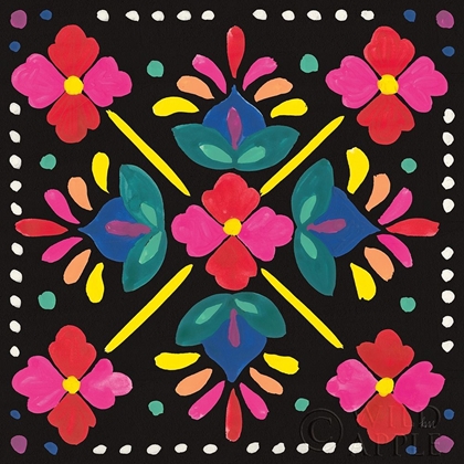 Picture of FLORAL FIESTA TILE I