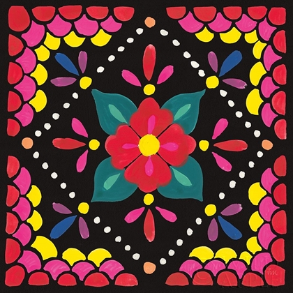 Picture of FLORAL FIESTA TILE IV