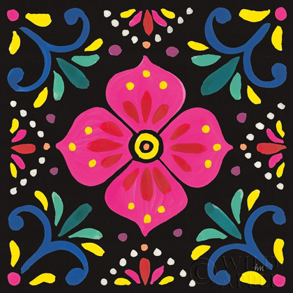 Picture of FLORAL FIESTA TILE IX