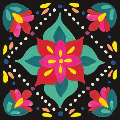 Picture of FLORAL FIESTA TILE XI