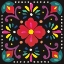 Picture of FLORAL FIESTA TILE XII