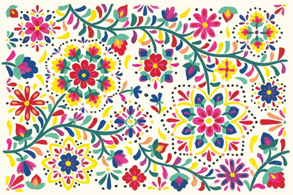 Picture of FLORAL FIESTA WHITE I