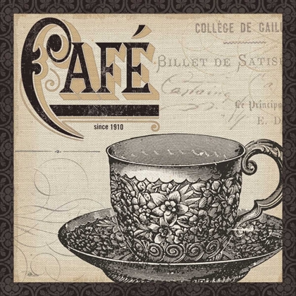 Picture of ANTIQUE CAFE II WITH BORDER