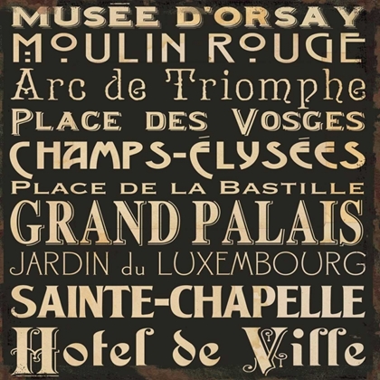 Picture of PARIS COLLAGE V