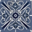 Picture of OXFORD I INDIGO AND CREAM