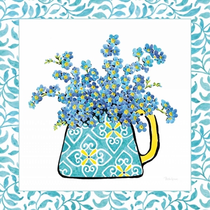 Picture of FLORAL TEACUP IV VINE BORDER