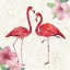 Picture of TROPICAL FUN BIRD IV WITH GOLD