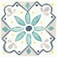 Picture of GARDEN GETAWAY TILE V WHITE