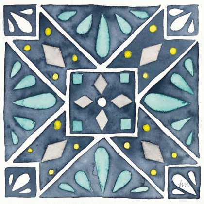 Picture of GARDEN GETAWAY TILE IX BLUE