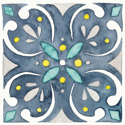 Picture of GARDEN GETAWAY TILE IV BLUE