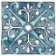 Picture of GARDEN GETAWAY TILE III BLUE