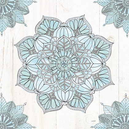 Picture of MANDALA MORNING V BLUE AND GRAY