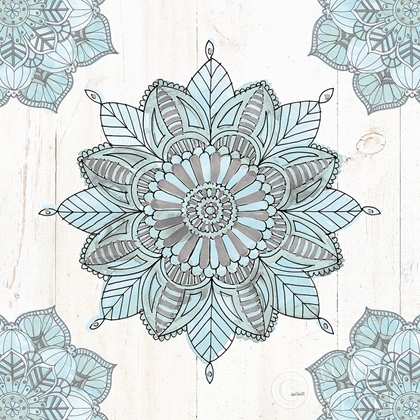 Picture of MANDALA MORNING VI BLUE AND GRAY