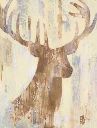 Picture of GOLDEN ANTLERS I NEUTRAL GREY