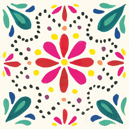 Picture of FLORAL FIESTA WHITE TILE II