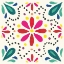 Picture of FLORAL FIESTA WHITE TILE II