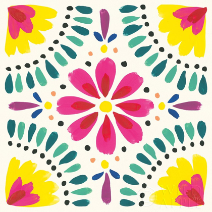 Picture of FLORAL FIESTA WHITE TILE X