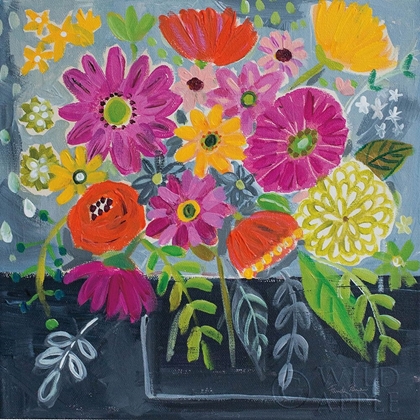 Picture of FOLK FLORAL I