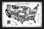 Picture of LETTERPRESS USA MAP DARK